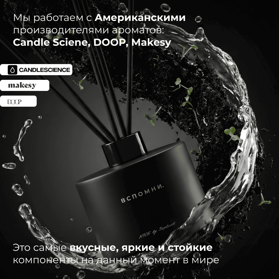 Диффузор для дома с палочками Земля после дождя