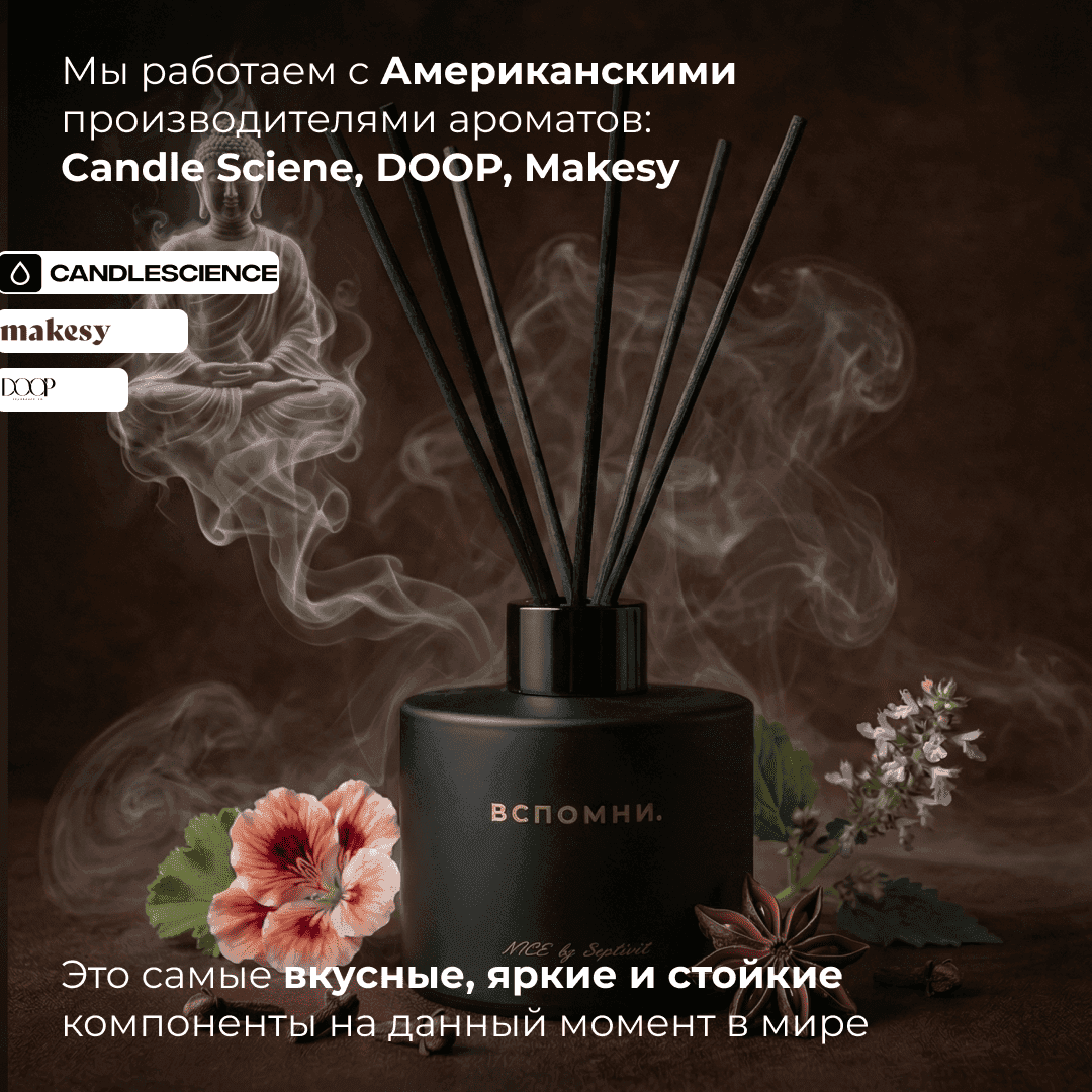 Диффузор для дома с палочками Храм на Бали